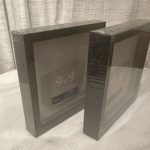 🔸NWT🔸Set of 2 Studio Decor 9 x 9 Shadow Boxes -  Black